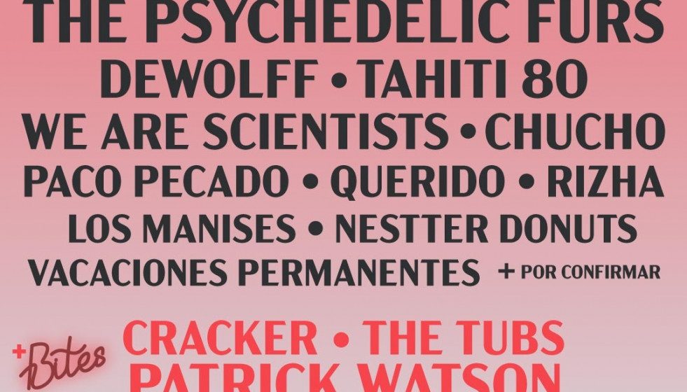 Avance del cartel del festival.