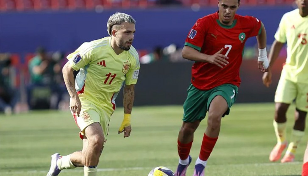 David Mella en el mundial Sub 20