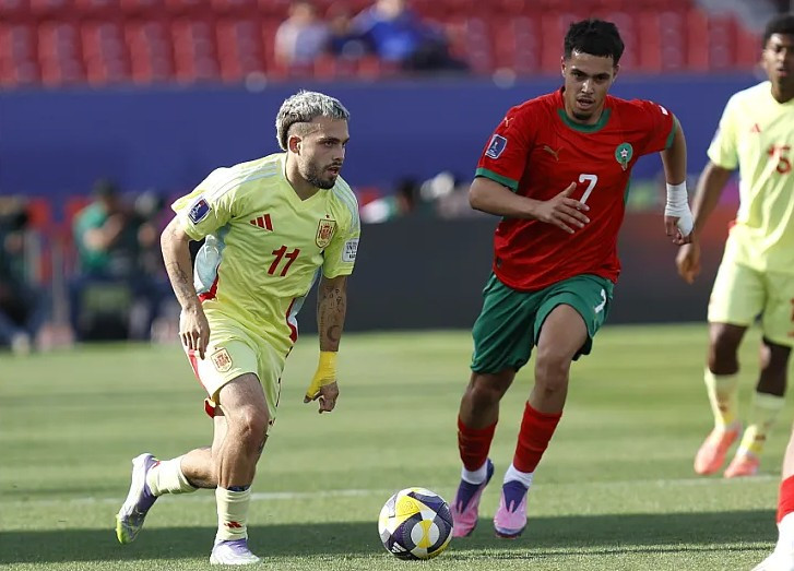 David Mella en el mundial Sub 20