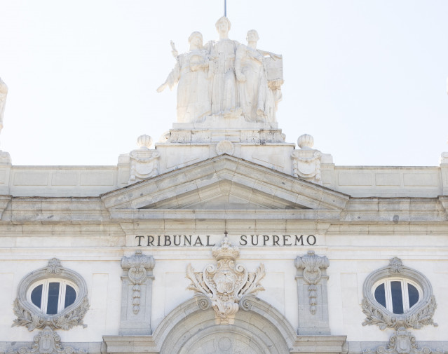 Fachada de la sede del Tribunal Supremo.