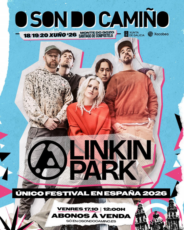 Linkin Park, segundo cabeza de cartel confirmado para O Son Do Camiño 2026