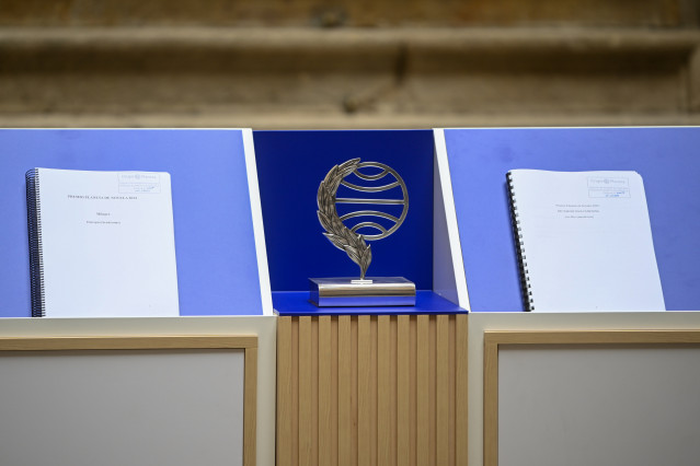 Archivo - 73ª edición del Premio Planeta en La Llotja de Mar, a 14 de octubre de 2024, en Barcelona, Catalunya (España). Mañana se entrega la 73ª edición del Premio Planeta, dotada con un millón de euros y 200.000 euros para el finalista, que se falla est