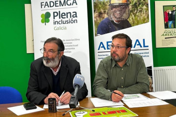 El presidente de Fademga, Eladio Fernández Pérez, y el gerente, Manel Fernández.