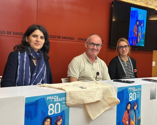 El Ayuntamiento de Santiago presenta la campaña con motivo del 80 aniversario de la Praza de Abastos