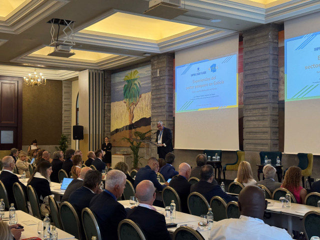 Vieites durante su intervención.