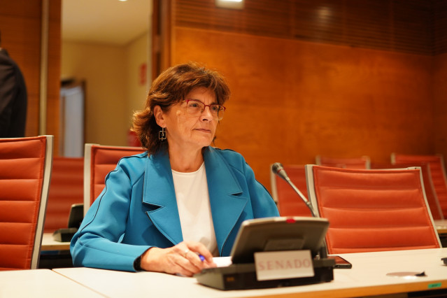 La senadora del BNG, Carme da Silva, en una comisión.