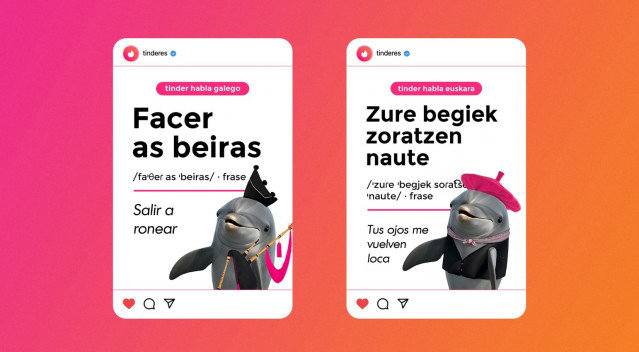 La app de citas Tinder ya está disponible en gallego.