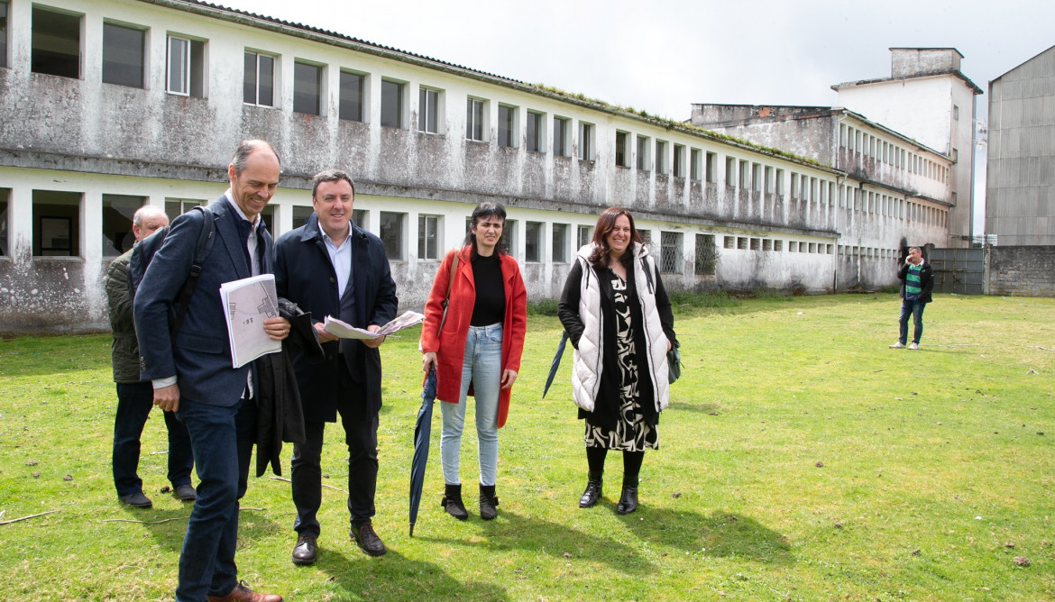 Archivo - Terrenos de la futura residencia para mayores en As Pontes
