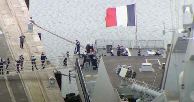 Toneladas de droga en el puerto de A Coruña tras ser requisadas por una fragata de Francia