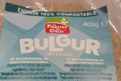 Alerta alimentaria: presencia de gluten sin etiquetar en bulgur integral ecológico de la marca La Finestra Sul Cielo