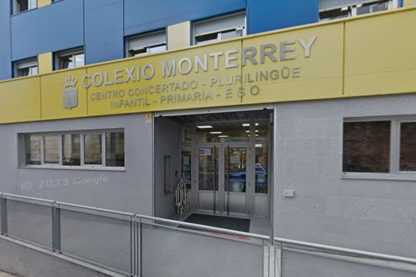 Colegio Monterrey de Vigo en una imagen de Google