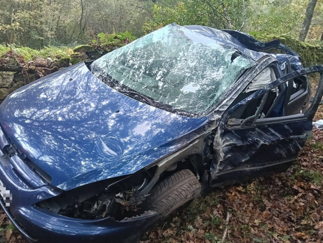 Vehículo del accidente.