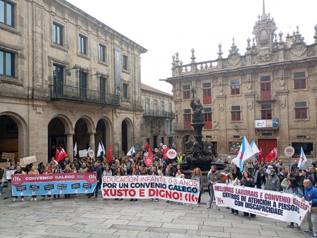 Manifestación CIG-Ensino