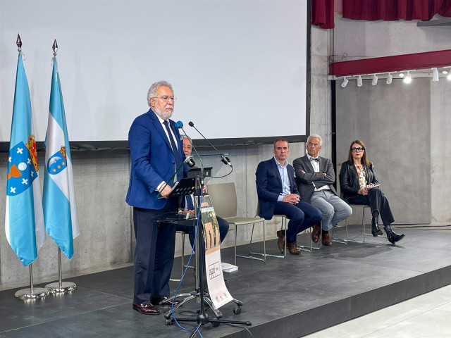 El presidente del Parlamento de Galicia, Miguel Ángel Santalices