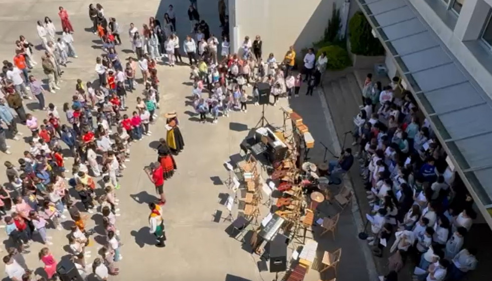 Acto en el CPI Cova Terreña