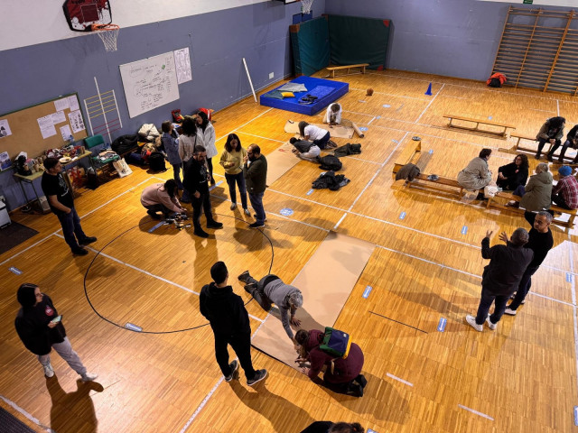 Cierre en el IES Catabois, en Ferrol, a 28 de octubre de 2025.