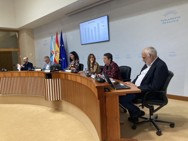 La presidenta del Consello da Cultura Galega (CCG), Rosario Álvarez, comparece en la Comisión 3ª de Economía, Facenda e Orzamentos.