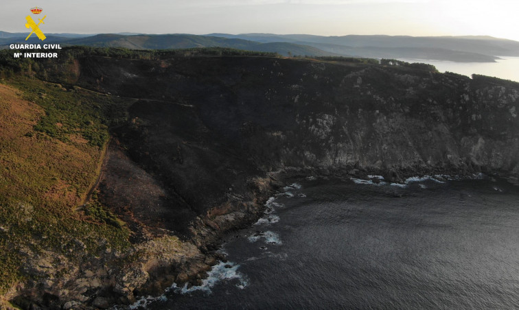 Un sospechoso de prender seis incendios durante tres meses detenido en Fisterra