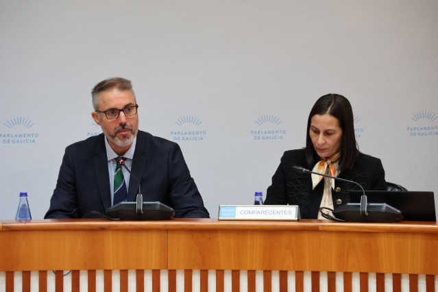 El presidente del Consello Consultivo, Andrés Lago Louro, en el Parlamento