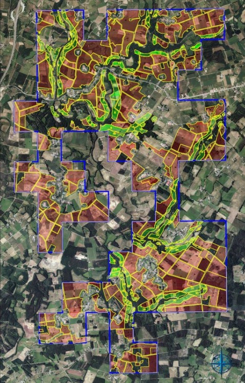 Plano de la explotaciu00f3n en la DIA del proyecto Andrea de Erimsa