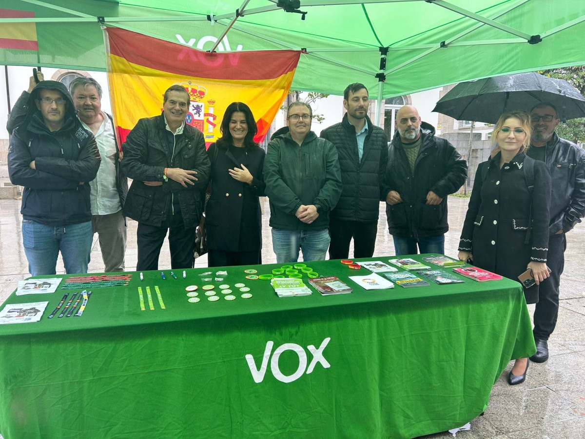 La diputada nacional y vicesecretaria de Organización de VOX, María Ruíz, visitó este viernes Lugo