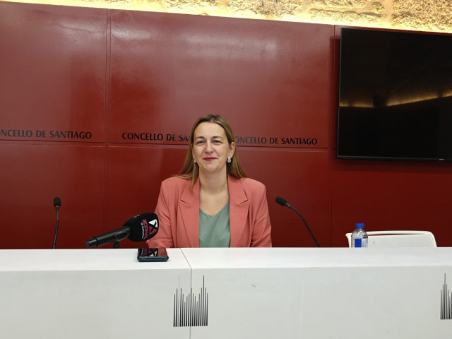 La portavoz del gobierno local de Santiago, Míriam Louzao