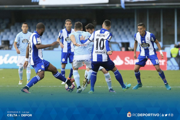 ​O Celta gaña o derbi galego (4-1)