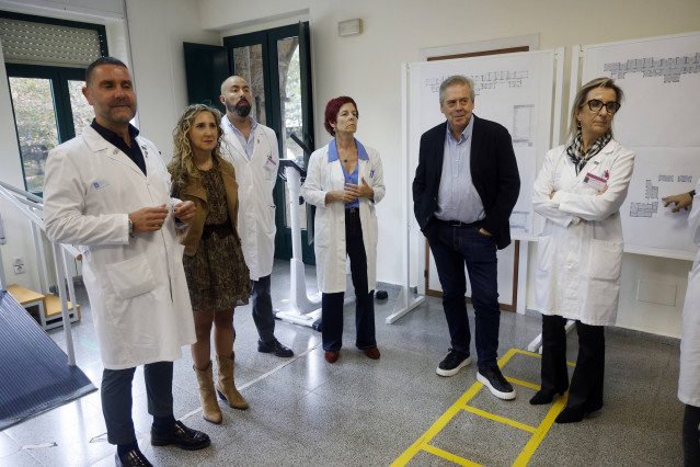 El conselleiro de Sanidade, Antonio Gómez Caamaño, visita el Hospital Novoa Santos de Ferrol.
