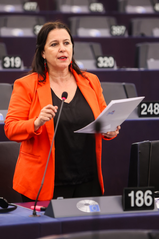 Archivo - La eurodiputada del BNG, Ana Miranda.