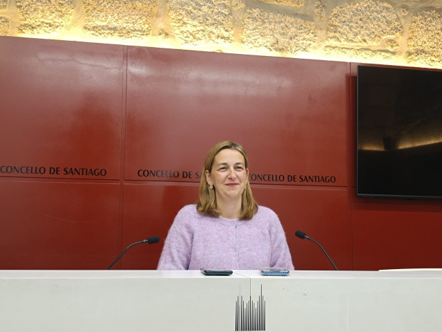 La portavoz del gobierno local de Santiago, Míriam Louzao