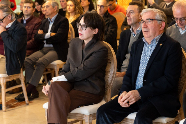 La conselleira de Economía, María Jesús Lorenzana, en la jornada 'Repotenciar Galicia: enerxía, territorio e futuro', a 12 de noviembre de 2025.