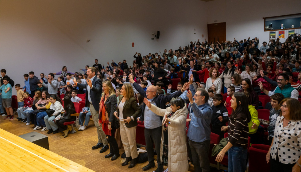 López Campos esta mañana en Vigo.