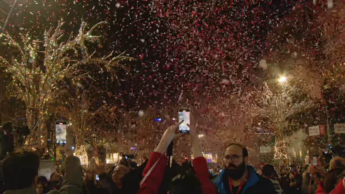 Encendido de las luces de Navidad en Vigo TVG