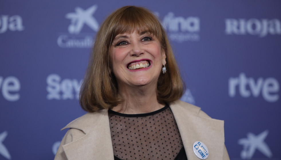 Archivo - La actriz Marta Fernández Muro posa en la alfombra roja previa a la gala de la 37 edición de los Premios Goya.