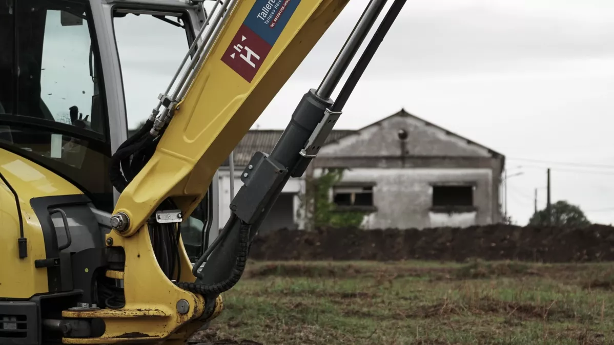 Inicio de las obras de la ciudad deportiva del Racin