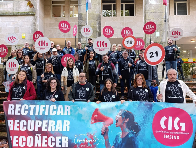 Concentración CIG-Ensino