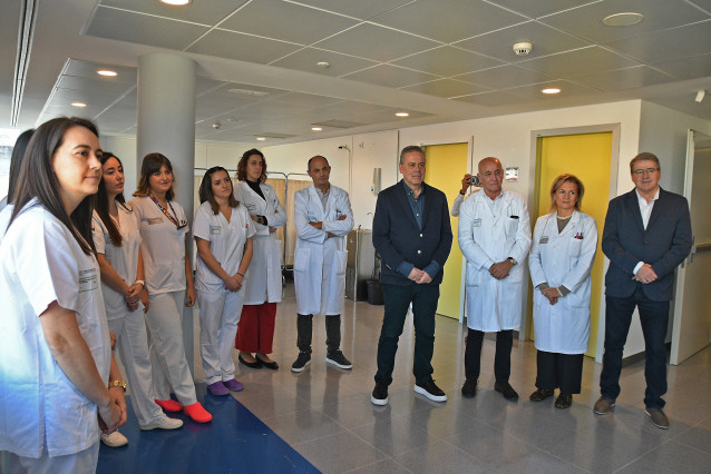 El conselleiro de Sanidade, Antonio Gómez Caamaño,  en Ourense