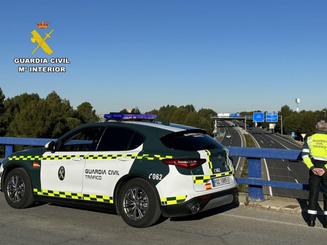 Imagen de un control de la Guardia Civil.