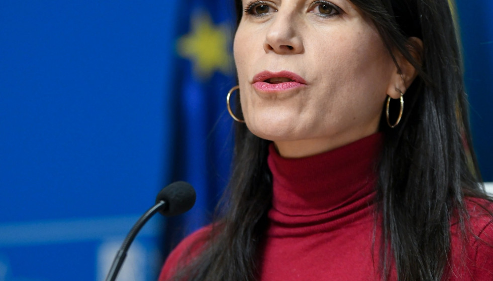 La conselleira de Vivenda e Planificación de Infraestruturas, María Martínez Allegue