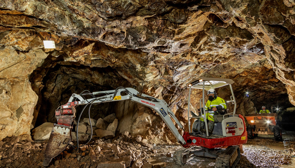 Archivo - Mina de wolframio en Galicia.