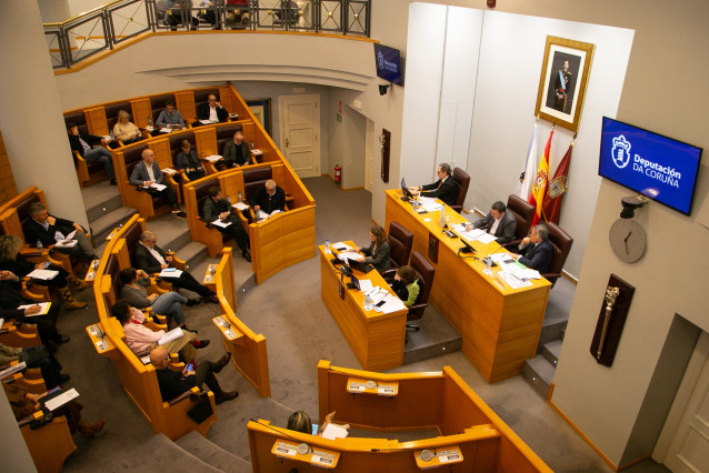 Pleno de la Diputación de A Coruña