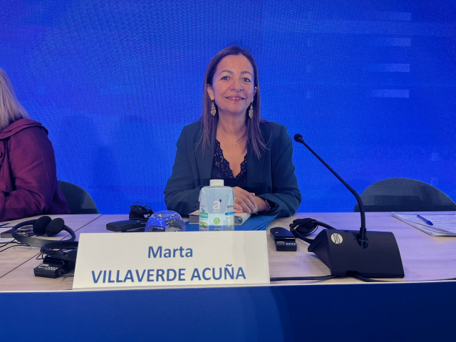 La conselleira do Mar, Marta Villaverde