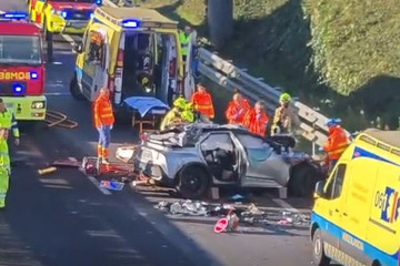 Accidente en el Orbital de Santiago