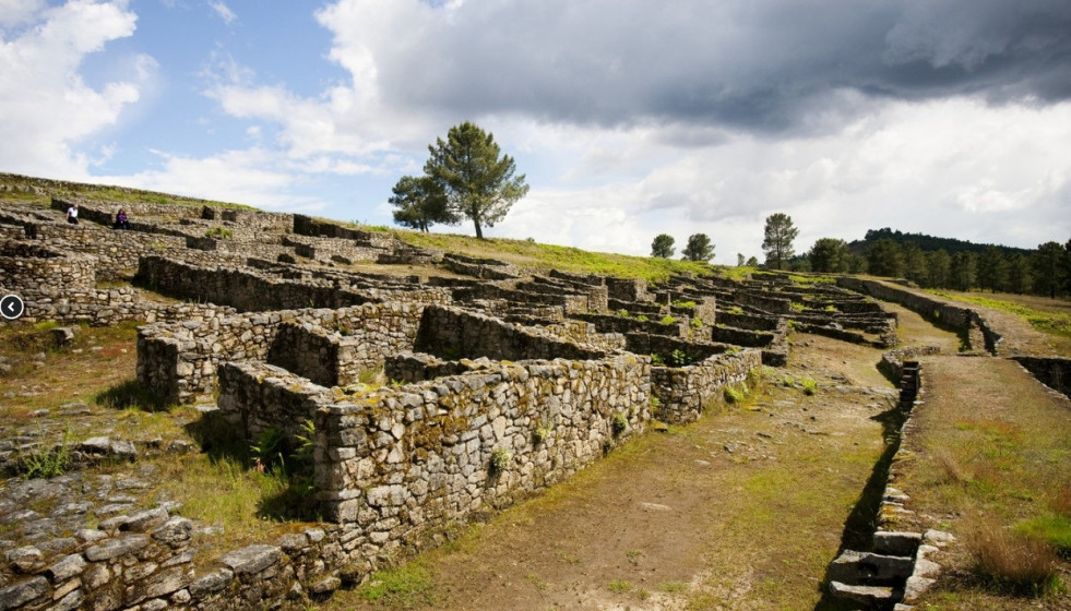 Imagen del Castro de San Cibrao de Las, entre Punxín y San Amaro (Ourense)