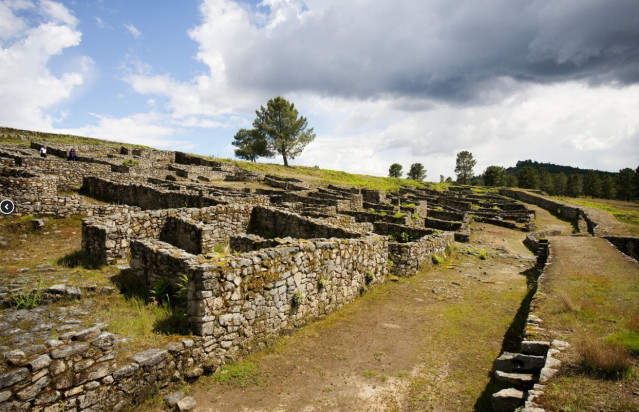 Imagen del Castro de San Cibrao de Las, entre Punxín y San Amaro (Ourense)