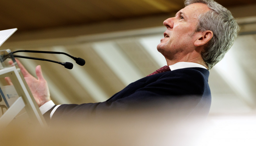 El presidente de la Xunta, Alfonso Rueda