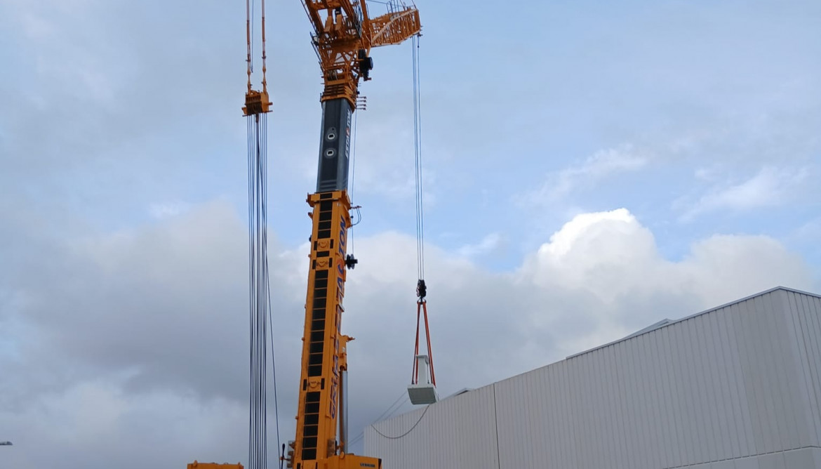 Obras en el Centro de Protonterapia de Galicia