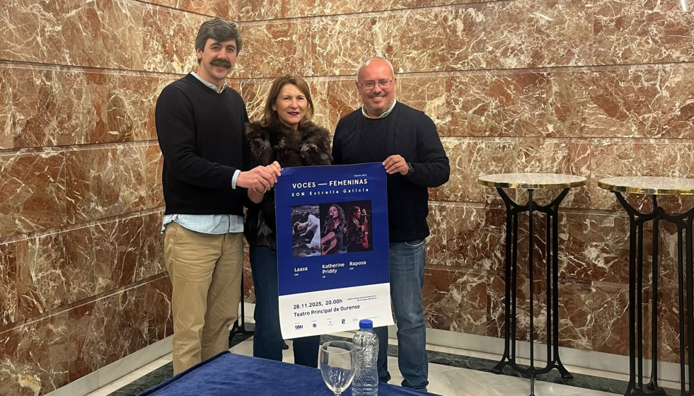 La Diputación de Ourense presenta el Festival Voces Femininas en el Teatro Principal