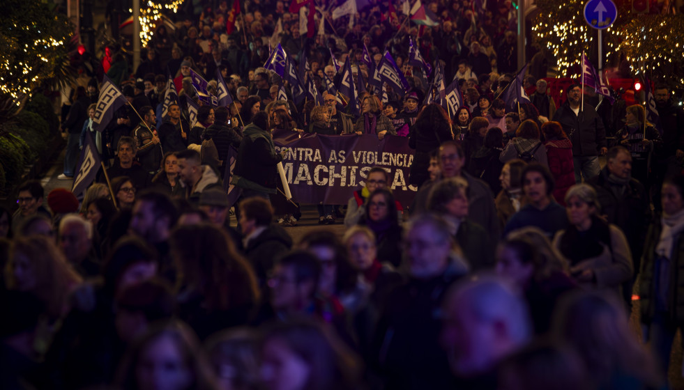 Imagen de la marcha realizada en Vigo.