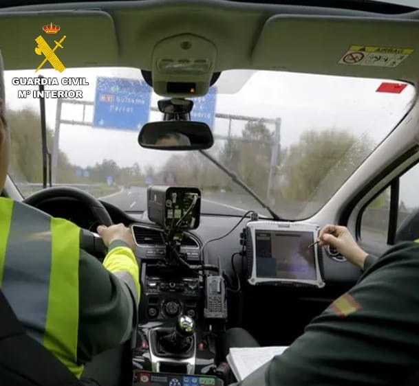 Control de la Guardia Civil de Tráfico